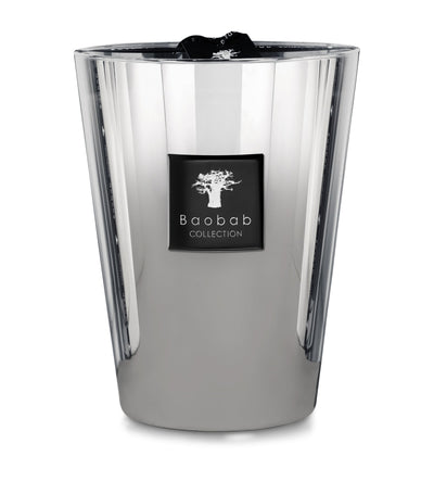Harrods Baobab Collection Platinum Grapefruit and Amber Candle 24cm- Buy online at McGrocer
