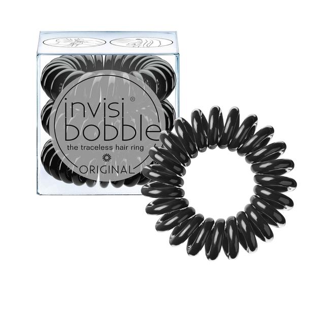 Invisibobble Original Black Hair Ties   3 per pack