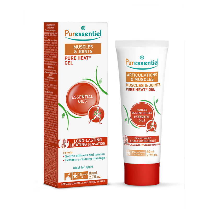 Puressentiel Pure Heat warming gel 80ml, imported from the UK