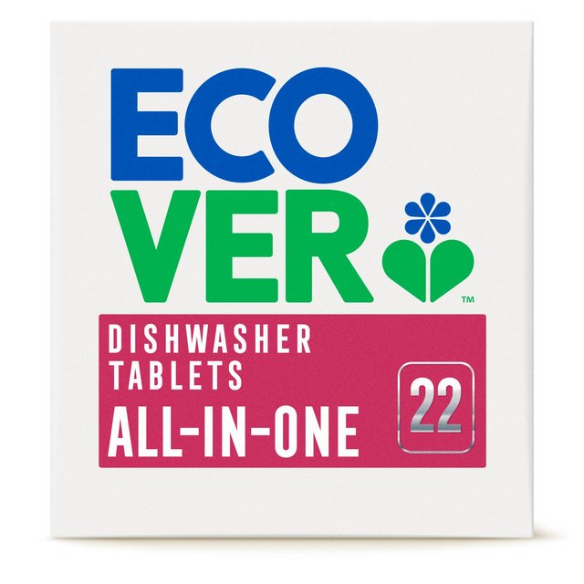 Ecover All in One Dishwasher Tablets   22 per pack GOODS M&S   