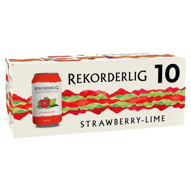 Rekorderlig Strawberry & Lime Cider   10 x 330ml