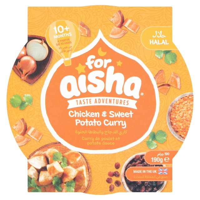 For Aisha Chicken & Sweet Potato Curry Pot 10 mths+   190g GOODS M&S   