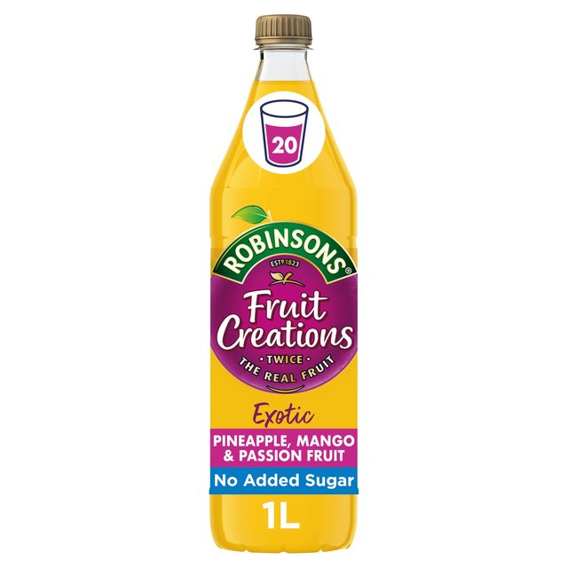 Robinsons Fruit Creations Pineapple Mango & Passionfruit No Added Sugar   1L GOODS M&S   