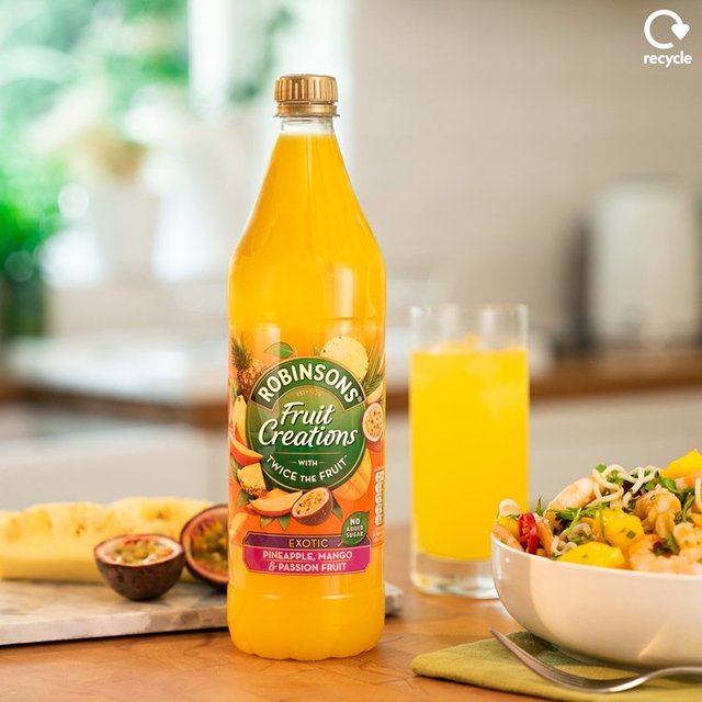 Robinsons Fruit Creations Pineapple Mango & Passionfruit No Added Sugar   1L