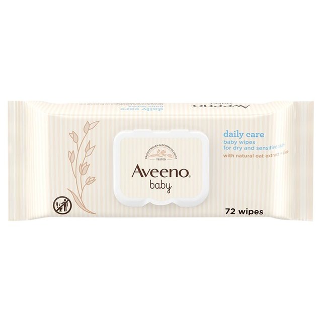 Aveeno Baby Daily Care Baby Wipes   72 per pack GOODS M&S   