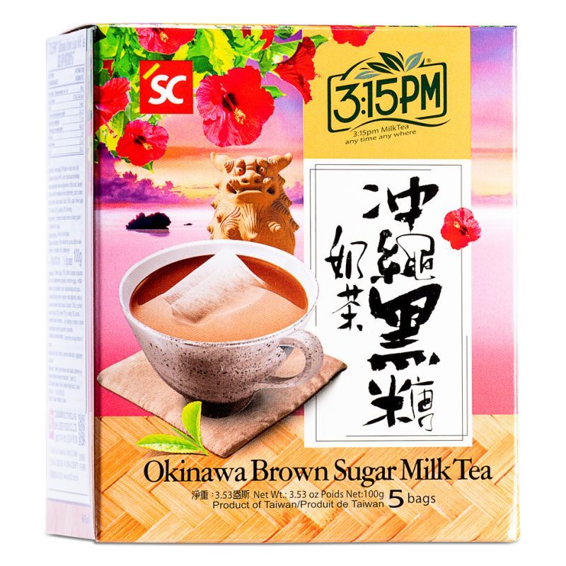3:15pm Okinawa brown sugar milk tea, imported from the UK