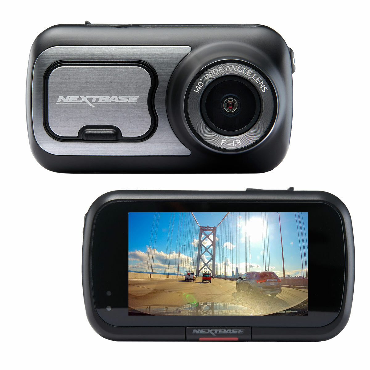 Nextbase 422GW front and rear dash cam bundle, imported from the UK