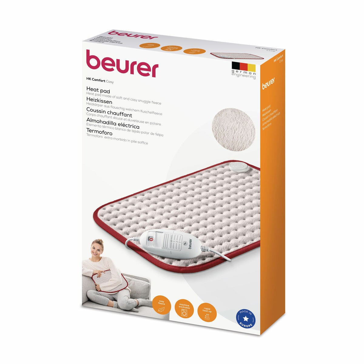 Beurer HK Cosy electric heat pad 44x33 cm, UK version