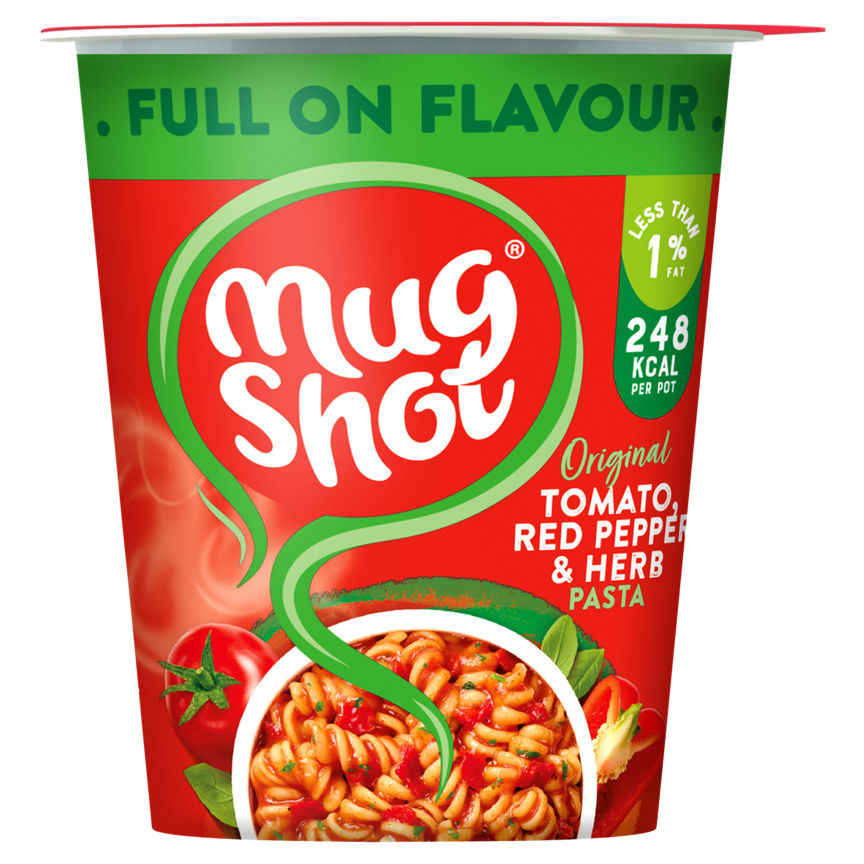 Mug Shot Tomato, Red Pepper & Herb Pasta GOODS ASDA   