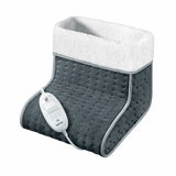 Beurer electric foot warmer in grey or taupe, UK version