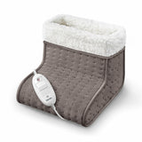 Beurer electric foot warmer in grey or taupe, UK version