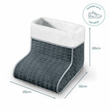 Beurer electric foot warmer in grey or taupe, UK version