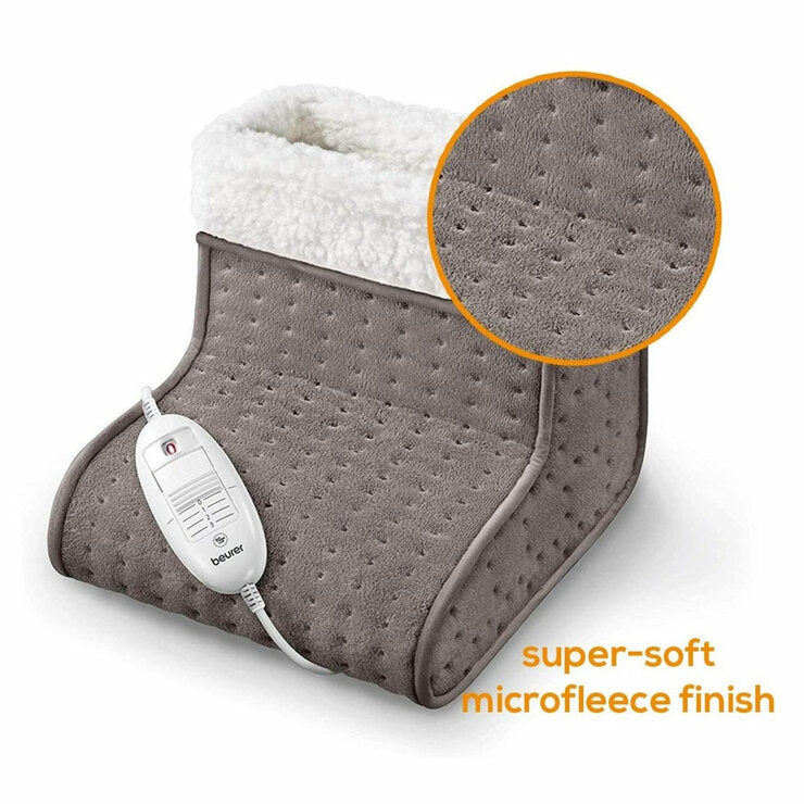Beurer FW20 cosy electric foot warmer taupe, UK version
