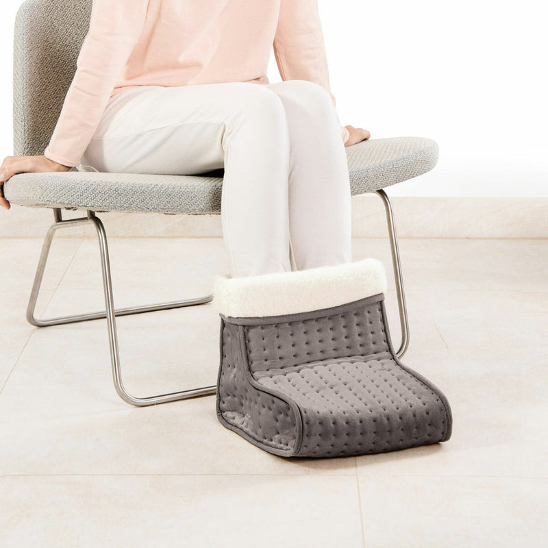 Beurer FW20 cosy electric foot warmer taupe, UK version