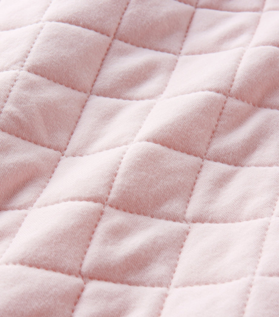 Miki House hood-detail blanket faux fur - British product