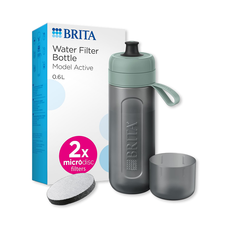 Brita Active water filter bottle 600ml dark green, UK version
