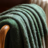 Gallery Heritage Check Faux Mohair Throw 130x170 cm - British product