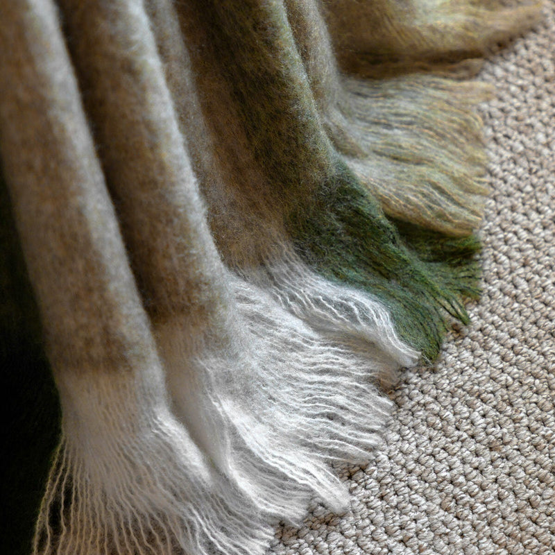 Gallery Heritage Check Faux Mohair Throw 130x170 cm - British product
