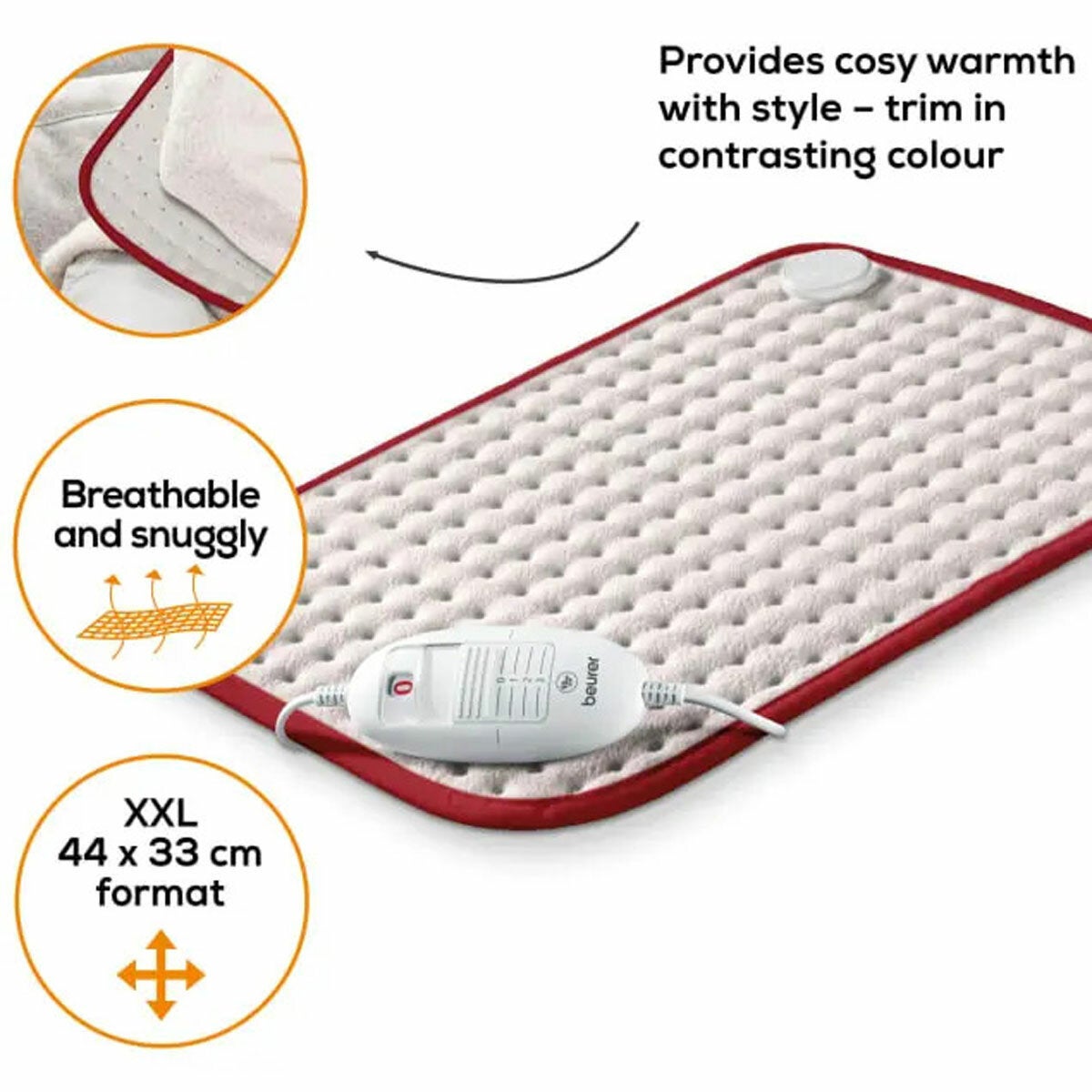 Beurer HK Cosy electric heat pad 44x33 cm, UK version