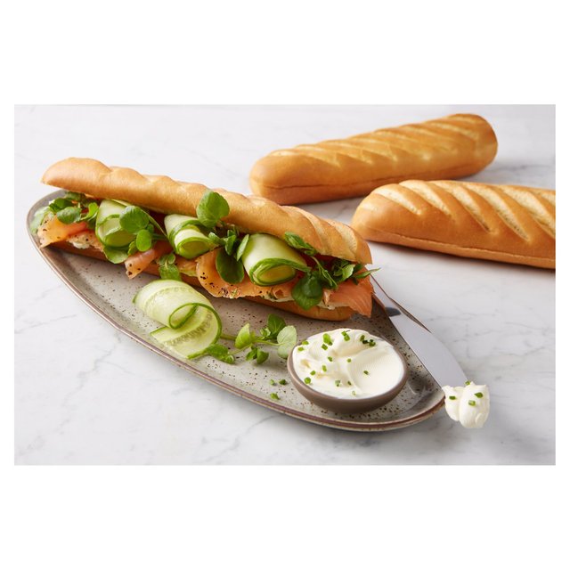 La Boulangere 4 Plain Brioche Baguettes   4 per pack