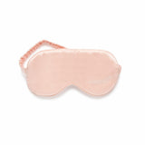 Cocoonzzz pink mulberry silk pillowcase and eyemask set, UK version