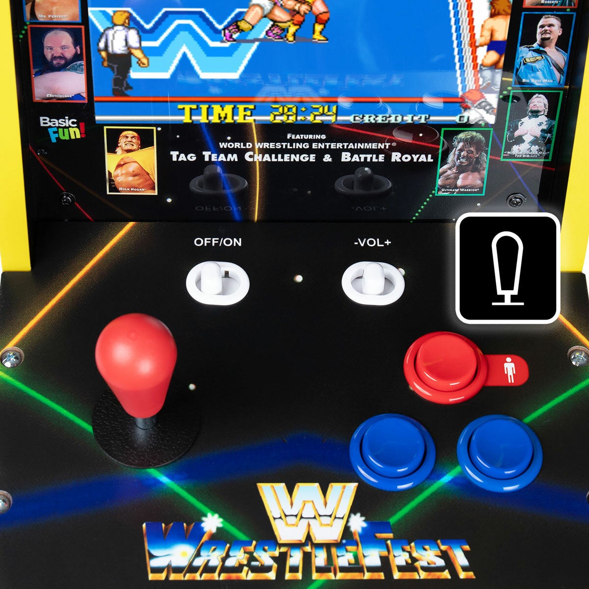 Arcade Classics WWE Wrestlefest countercade machine, UK version