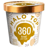 Halo Top Chocolate Chip Cookie Dough Low Calorie Ice Cream   473ml GOODS M&S   