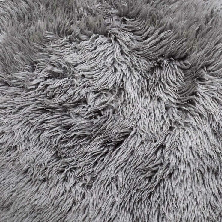 Bowron sheepskin rug grey 60x90 cm (British brand)