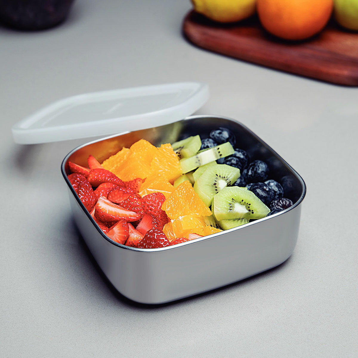 Tramontina stainless steel food storage set 3 piece (British brand)