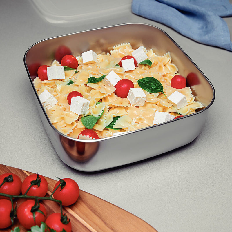 Tramontina stainless steel food storage set 3 piece (British brand)