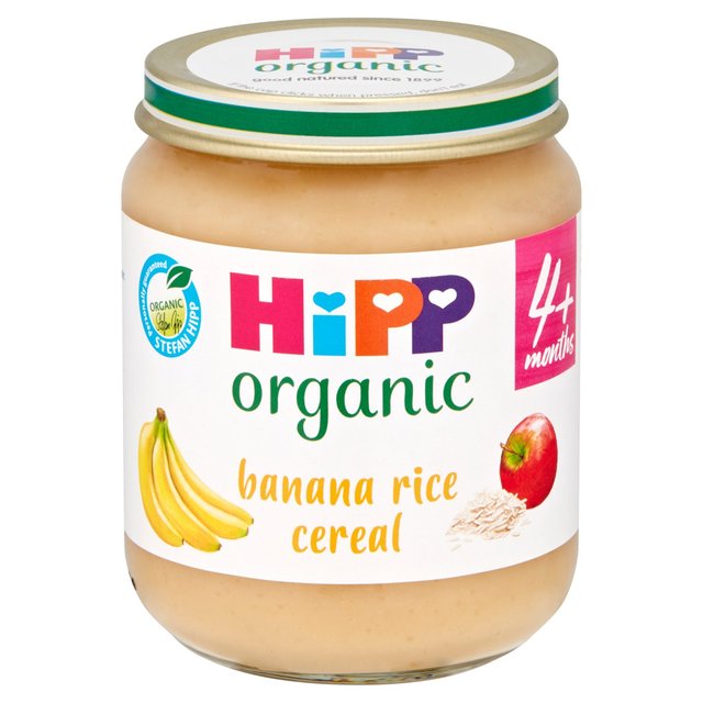 HiPP Organic Banana Rice Cereals Baby food 4+ months   125g GOODS M&S   