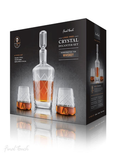 Jeray Klar Sluttfinish Durashield whiskykaraffe sett