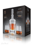 Jeray Clear Final Touch Durashield Whisky Decanter Set