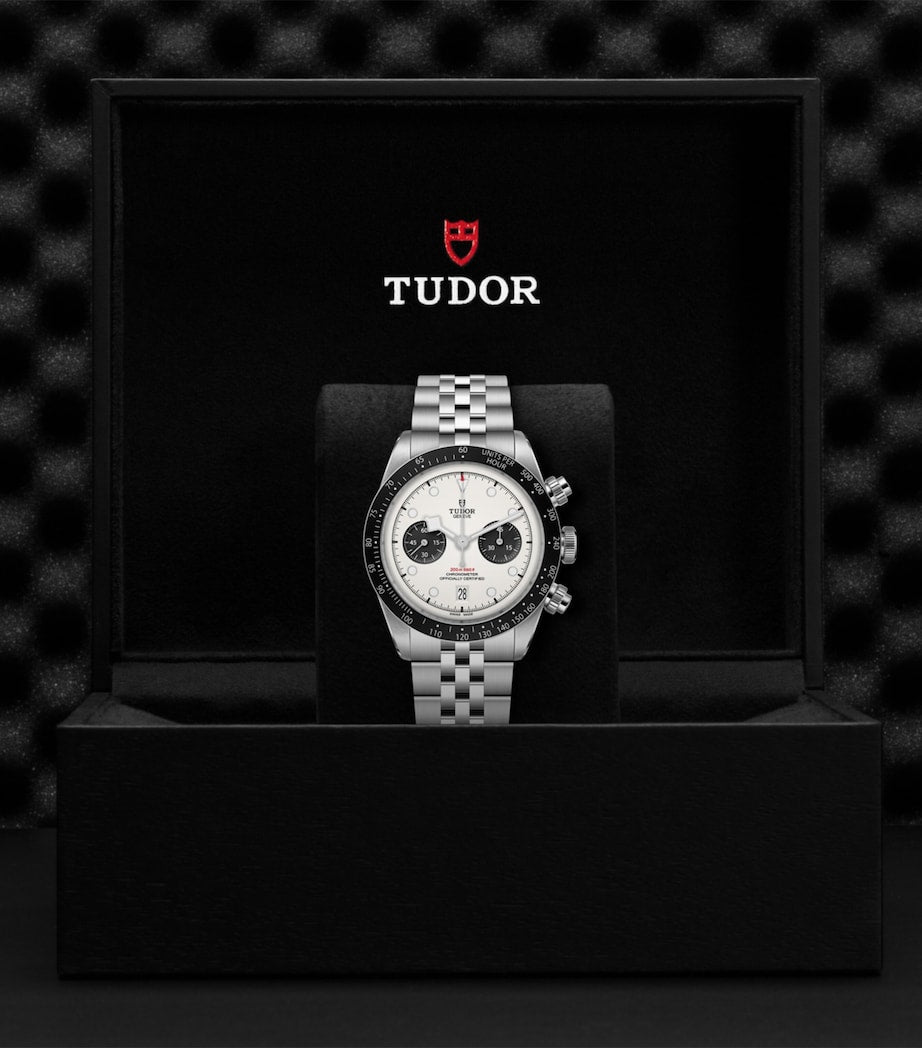 TUDOR Black Bay Chrono stainless steel watch 41mm (British brand)