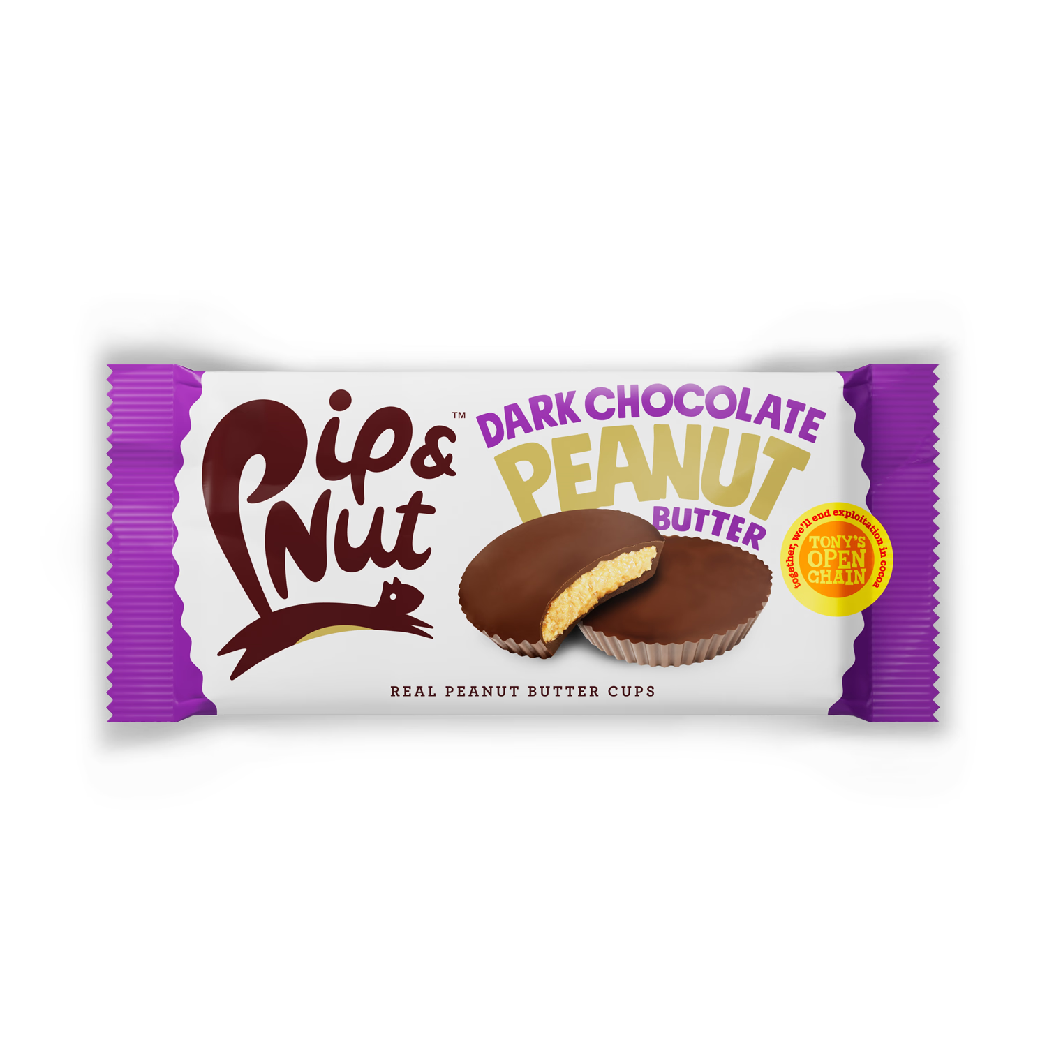 Pip & Nut dark chocolate peanut butter cups 31g, imported from the UK