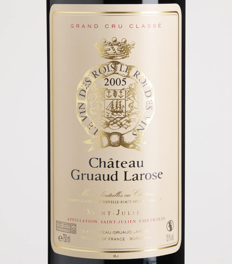 Château Gruaud-Larose 2005 Bordeaux red wine 75cl - British product