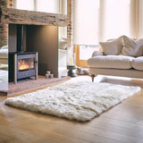 Bowron sheepskin rug Champagne 120x180cm (British brand)