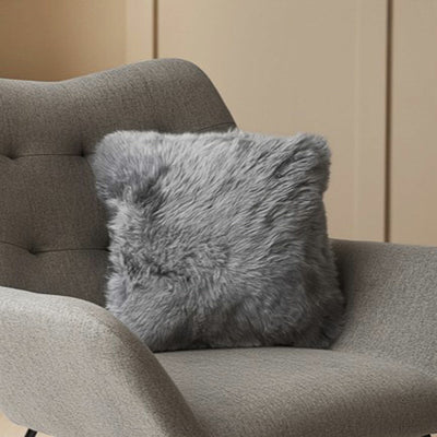 Costco UK Bowron Double Sided Sheepskin Cushion in 6 Colours Luxury Home Cushion 35 x 35cm- Buy online at McGrocer