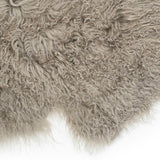 Bowron beige sheepskin rug 60x90 cm, imported from the UK