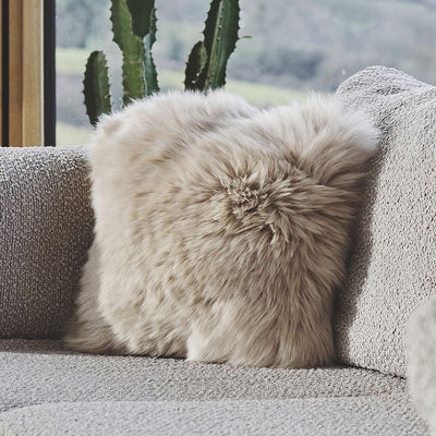 Costco UK Bowron Single Sided Sheepskin Cushion in 7 Colours 35x35cm- Buy online at McGrocer