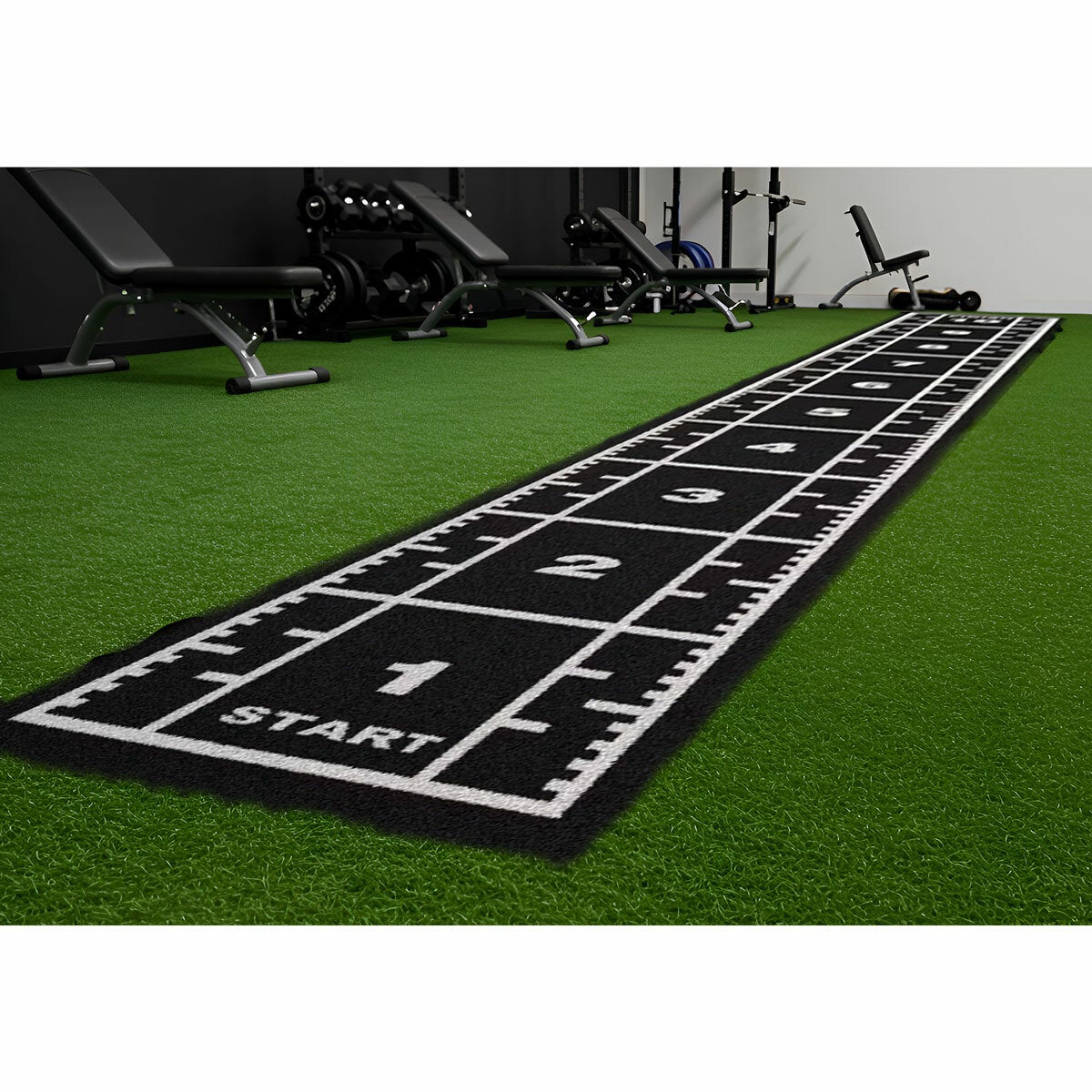Altrafit Elements Premium Turf Black gym flooring imported from the UK