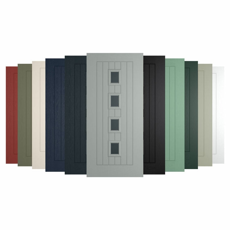 HomeFrame Amsterdam composite front door 1m wide - British product