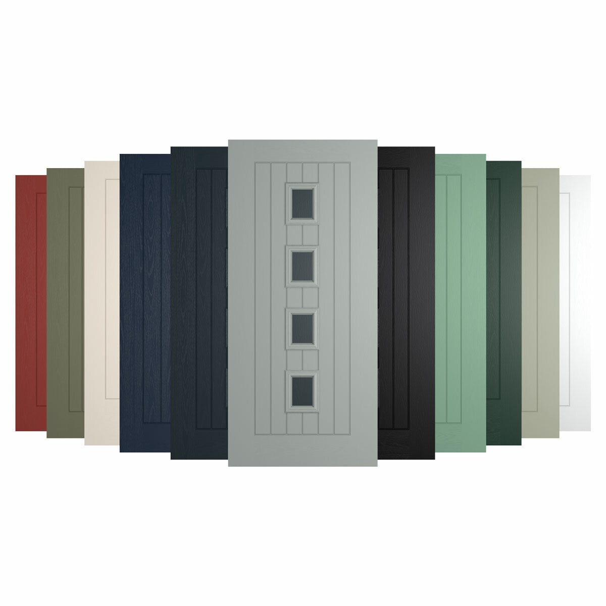 HomeFrame Amsterdam composite front door 1m wide - British product