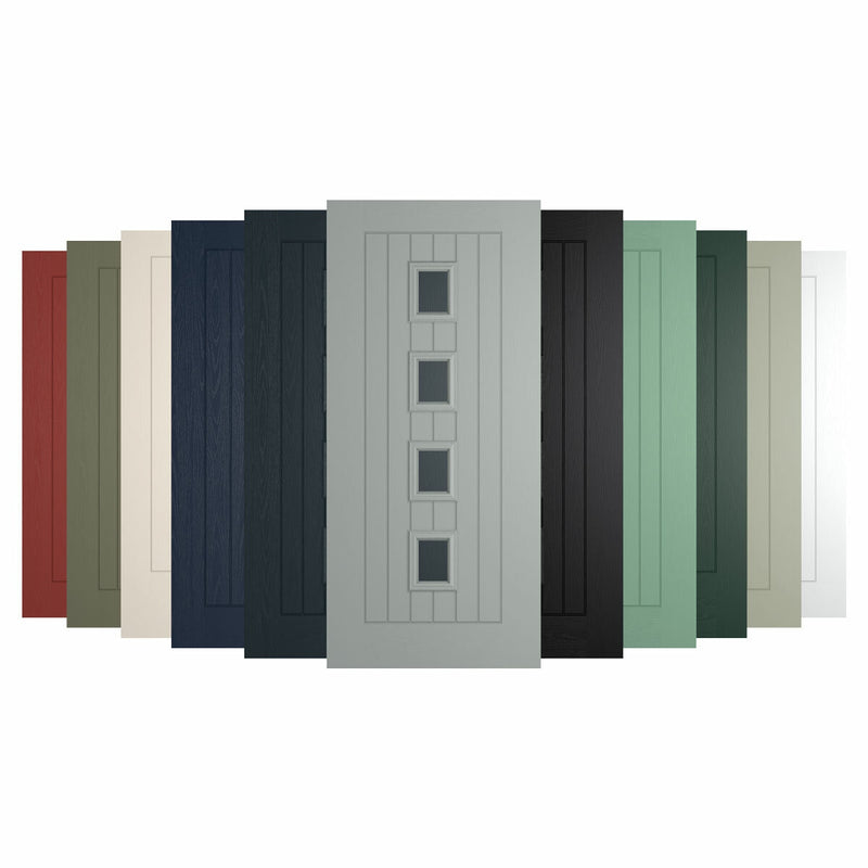 HomeFrame Amsterdam composite front door 1m wide - British product