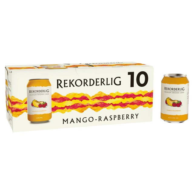 Rekorderlig Mango & Raspberry Cider   10 x 330ml GOODS M&S   