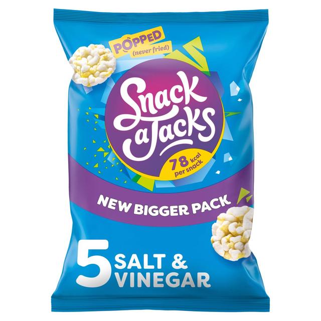 Snack a Jacks Salt & Vinegar Multipack Rice Cakes   5 per pack GOODS M&S   