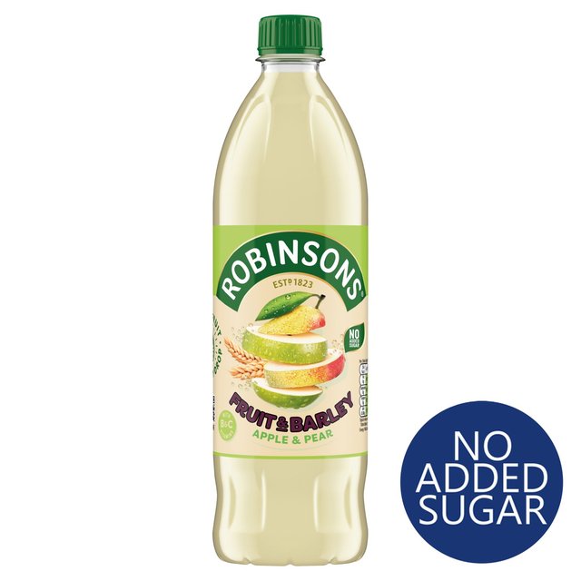 Robinsons Apple & Pear Fruit & Barley No Added Sugar   1L