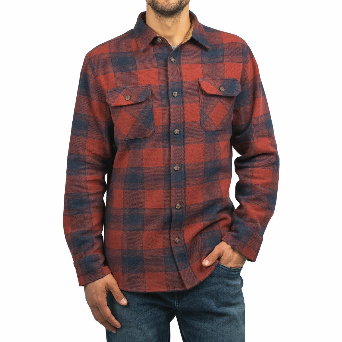 Jachs flannel shirt and thermal 2 pack, UK version