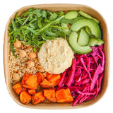 Pollen + Grace Mezze Houmous + Rainbow Veg Grain Bowl    275g GOODS M&S   