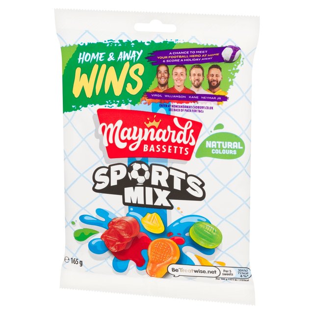 Maynards Bassetts Sports Mix Sweets Bag   165g